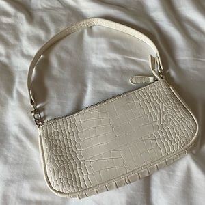 Crocodile print purse